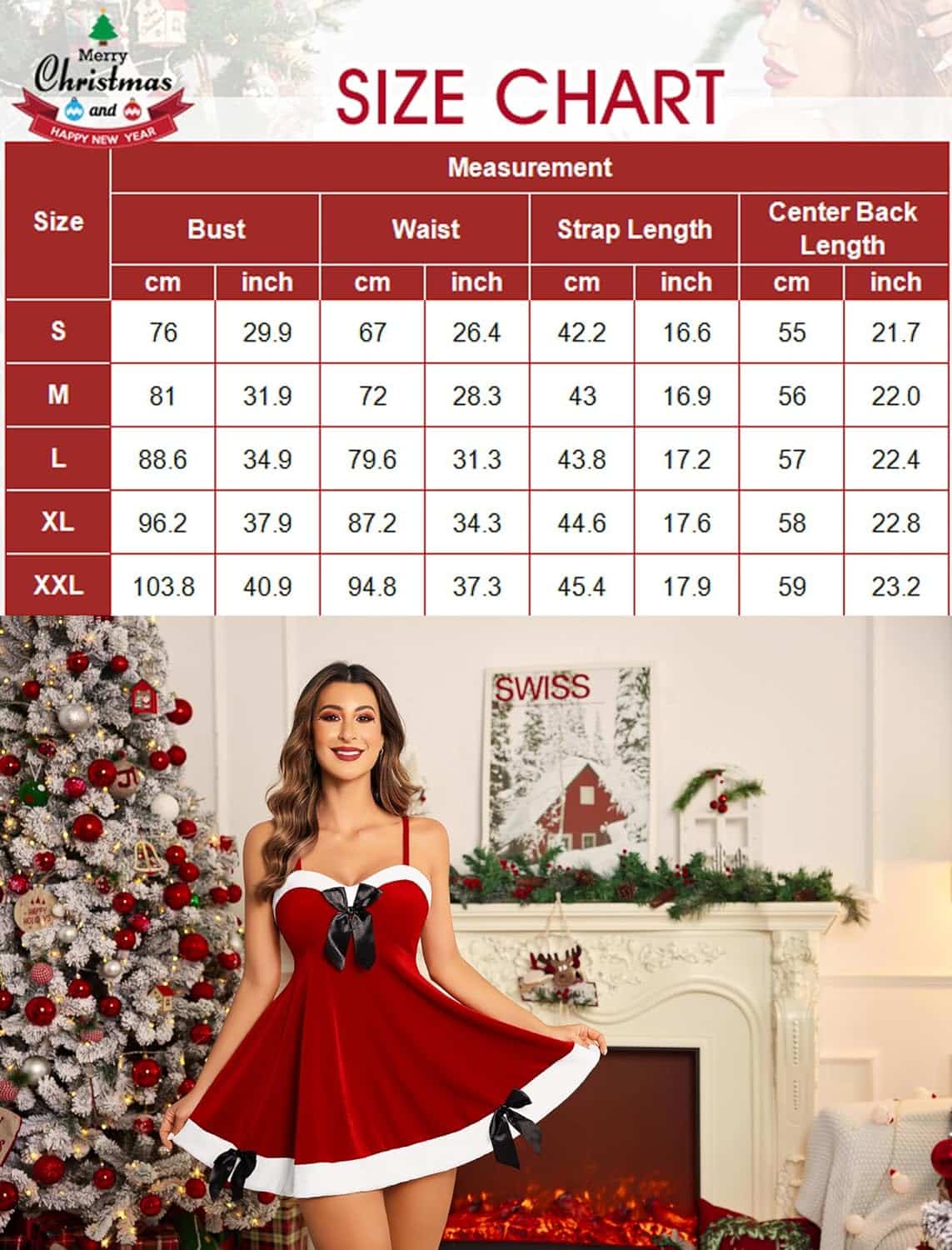 Avidlove Christmas Dresses Lingerie: Elevate Your Festive Nights with Red Hot Seduction